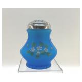 1967ï¿½s FENTON GLASS SUGAR SHAKER, PAINTED BY J
