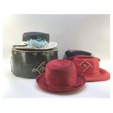 LADIES VTG HATS & HATBOX