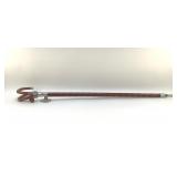 FOLDING SEAT CANE 33"