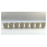 BELEEK 8 PORCELAIN DEMITASSE ESPRESSO CUPS LENOX