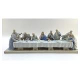 LLADRO STYLE PORCELAIN LAST SUPPER