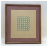 SIGNED WEDDING RING QUILT PRINT