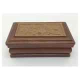 CARVED ROSES, DRESSER BOX