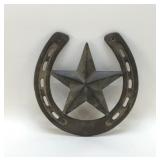 LG CAST-IRON HORSESHOE 10"