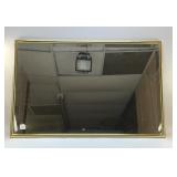 LG BRASS FRAMED MIRROR