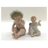 EARLY 1900ï¿½s PIANO BABY PAIR 6"