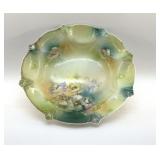 C.1900 RS PRUSSIA POPPIES BOWL 10"
