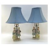 PAIR OF VINTAGE FIGURE LAMPS