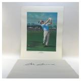 WM MANGUM 1984 GGO SAM SNEAD SIGNED PRINT