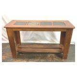 SLATE TOPPED SOFA TABLE