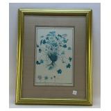 BOTANICAL GERANIUM FRAMED PRINT