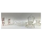 ASSORTED CLEAR GLASS