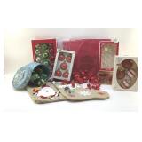 ORNAMENTS, STOCKING, STORAGE BIN