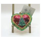 CHRISTOPHER RADKO HEART OF CHRISTMAS ORNAMENT