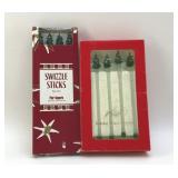 GLASS CHRISTMAS TREE SWIZZLESTICKS