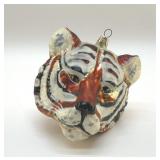 LG SLAVIC TREASURES LION ORNAMENT BLOWN GLASS