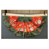 6 CHRISTMAS WINDOW VALANCES 36 X 18