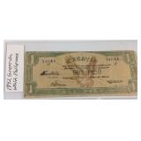 1942 Guerrilla WWII Philippines note 1942 Guerrilla WWII Philippines note