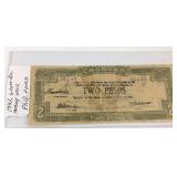 1942 Guerrilla Money WWII Philippines