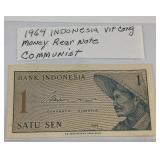 1964 Indonesia Viet Cong money rear note