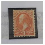 1873 dept of interior 3 cent G. Washington stamp