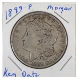 1899P Morgan silver dollar