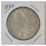 1884 Morgan silver dollar 1884 Morgan silver dollar