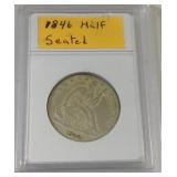 1846 seated half dollar