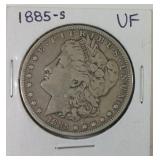 1885S Morgan silver dollar