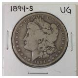 1894S Morgan silver dollar 1894S Morgan silver dollar
