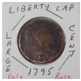 1795 liberty Cap large cent 1795 liberty Cap large cent