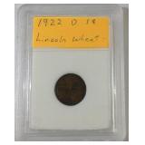 1922D Lincoln wheat penny