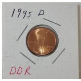 1995D Lincoln cent DDR