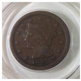 1845 large cent