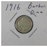 1916 Barber Dime