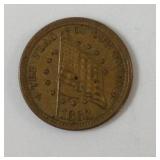 1863 civil war token shoot him on the spot