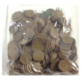 Large bag of wheat pennies