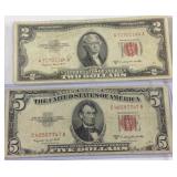 2 US red seal notes