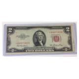 1953 series 2 dollar Red seal note 1953 series 2 dollar Red seal note