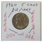 1960 nickel errors DDO & DDR