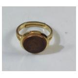 Small ring with mini Indianhead penny Small ring with mini Indianhead penny