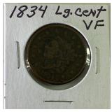 1834 large cent 1834 large cent
