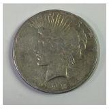 1923S US silver Peace dollar