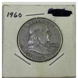 1960 Ben Franklin half dollar 1960 Ben Franklin half dollar
