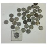 35 US Silver Dimes