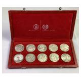Lot of 10 silver rounds Lot of 10 silver rounds