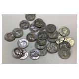 26 Us Silver Washington Quarters 26 Us Silver Washington Quarters
