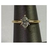 14k Gold 1/2 CTW Marquis diamond ring 14k Gold 1/2 CTW Marquis diamond ring