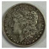 1892 O  Morgan silver dollar