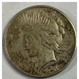 1923S US Silver Peace dollar